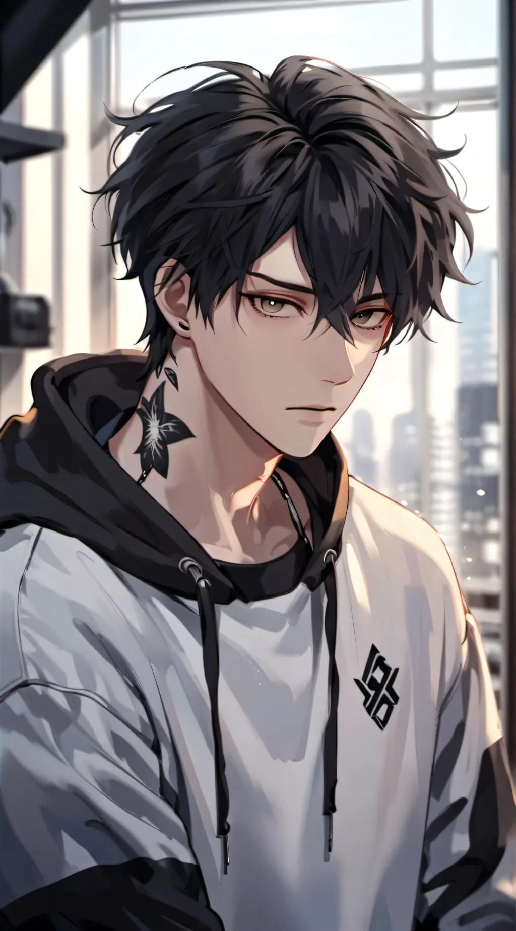 ai character: Luca  background