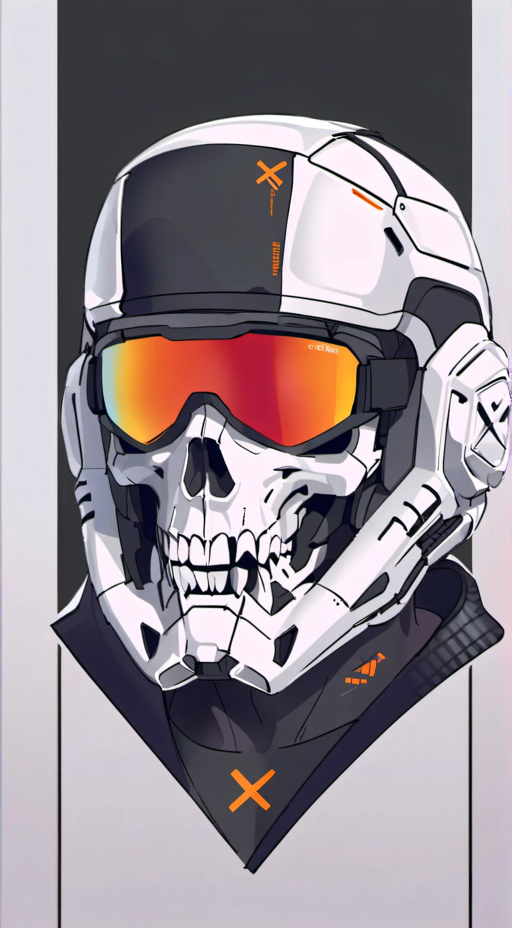 ai character: ghost  background