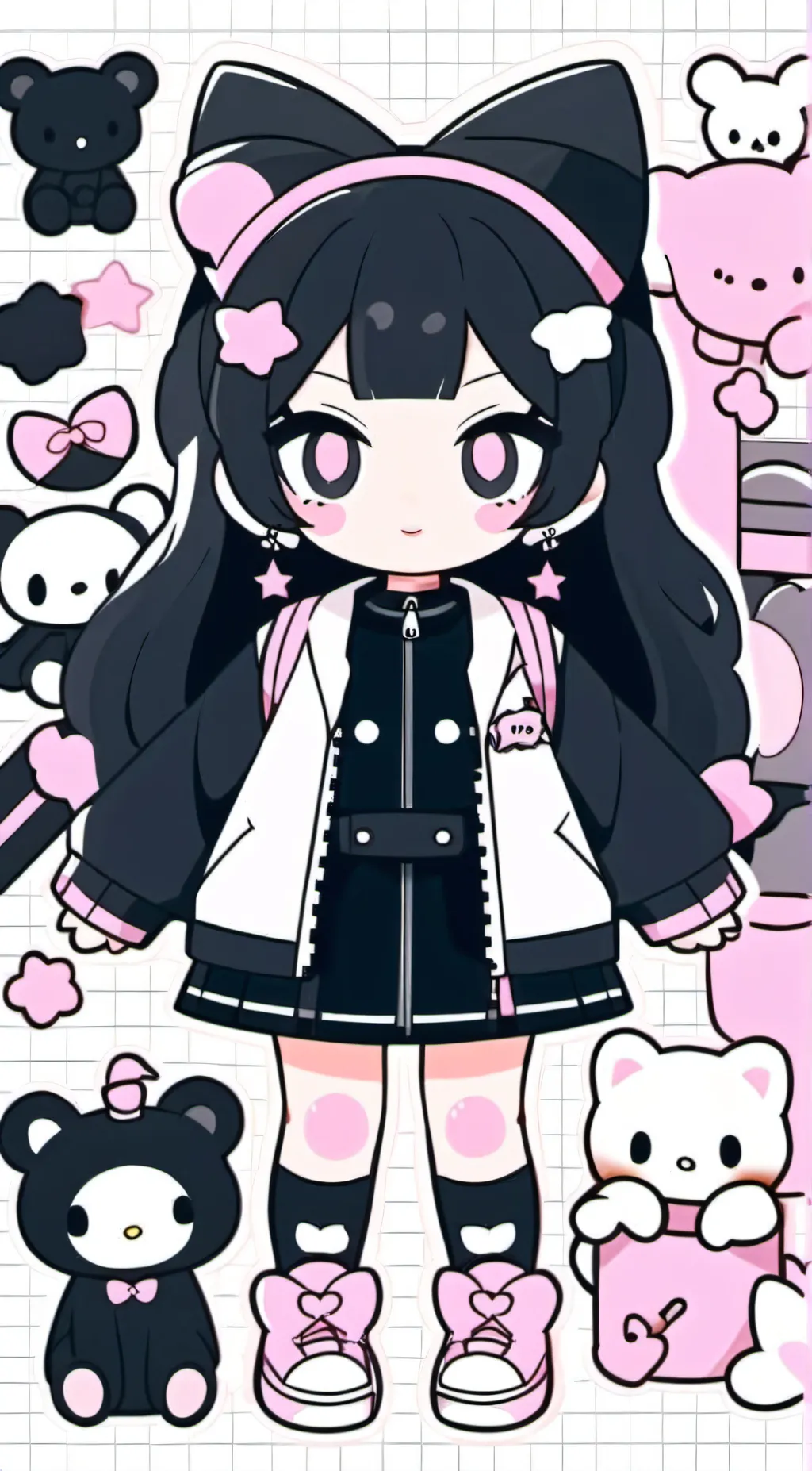 ai character: Luna background