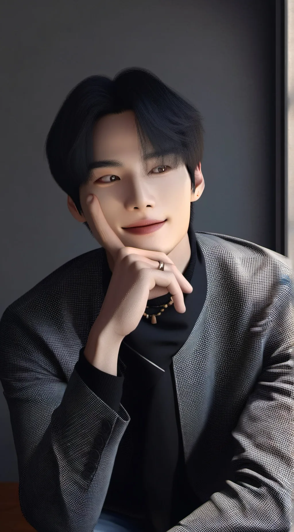 ai character: Hwang hyunjin background