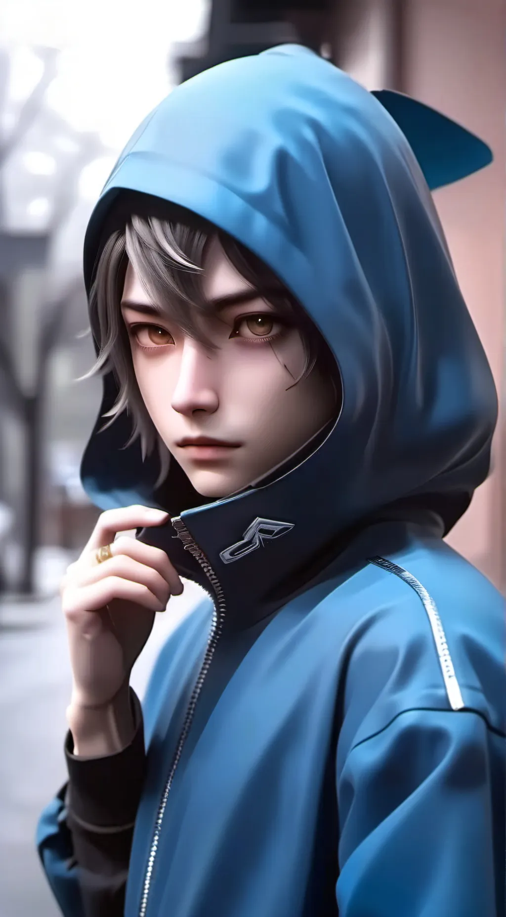 ai character: Teardrops sickness background