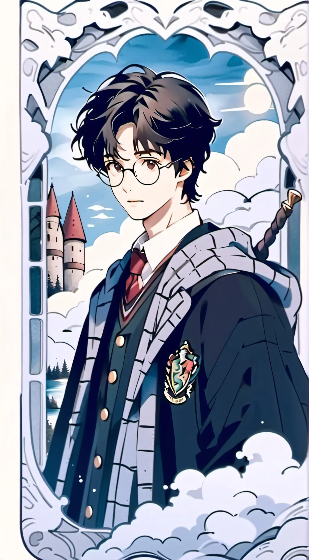 ai character: Harry Potter/Dad background
