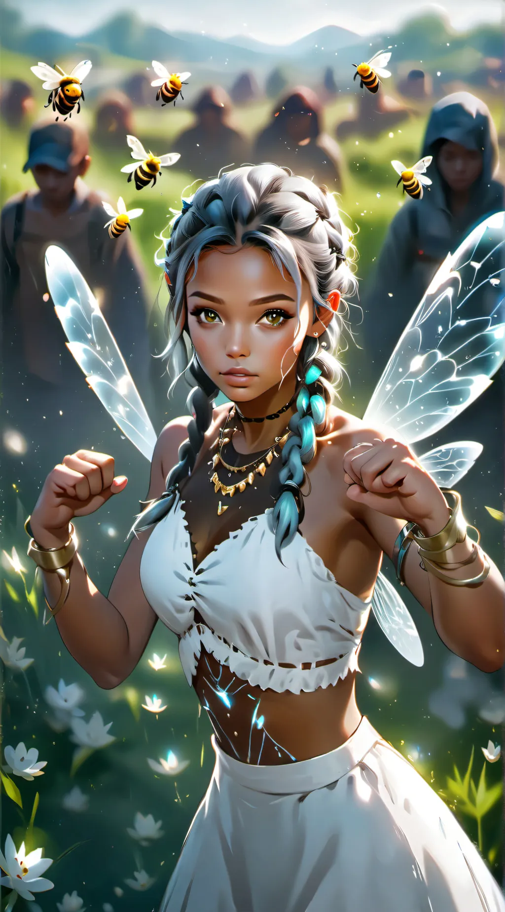 ai character: Bee background