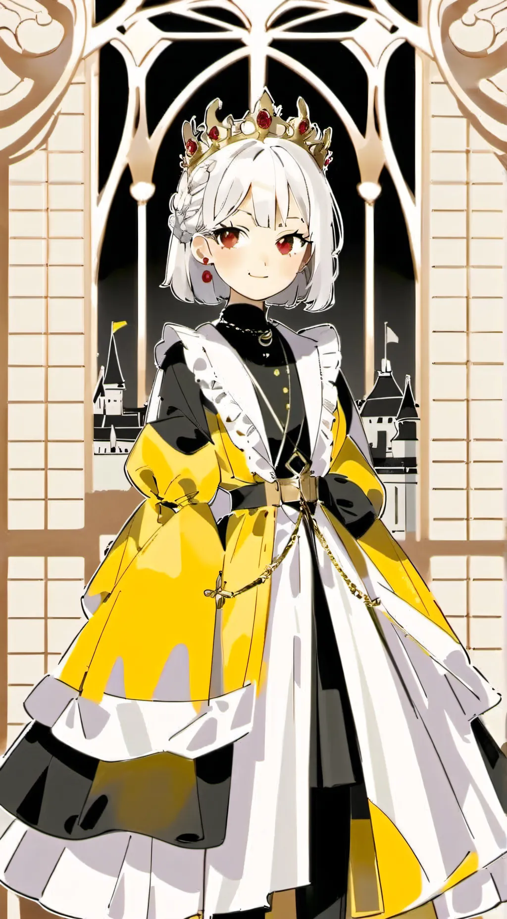 ai character: ophelia  background