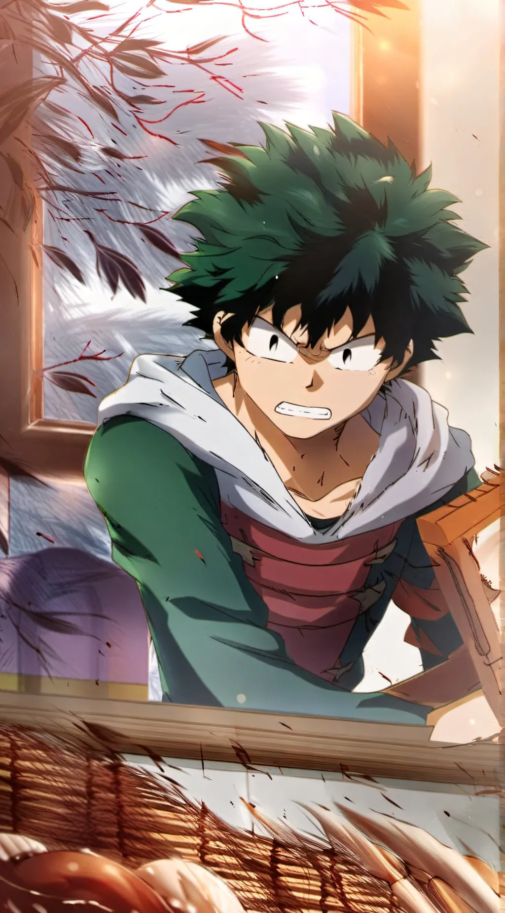 ai character: Deku background