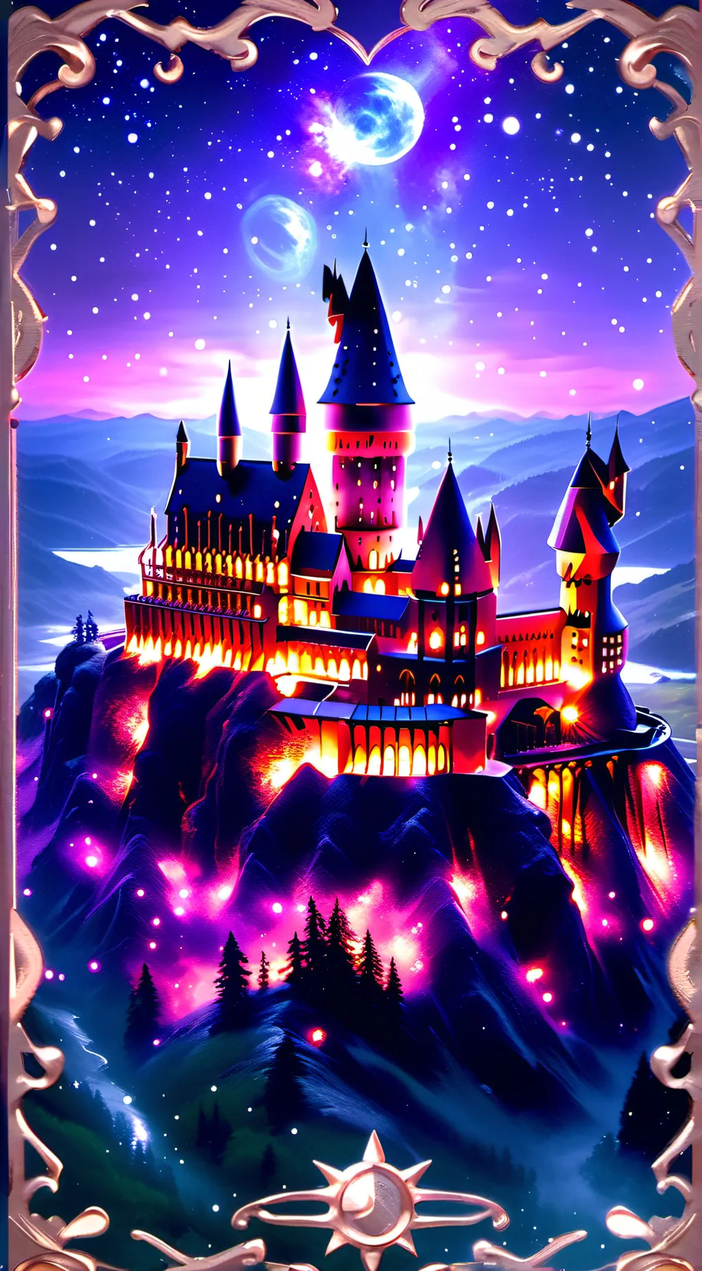 ai character: Hogwarts background