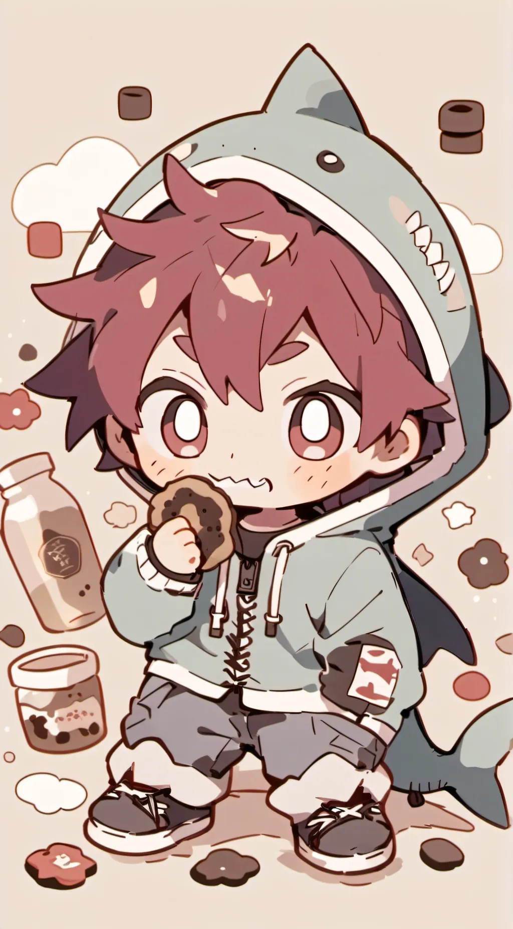 ai character: baby kirishima background
