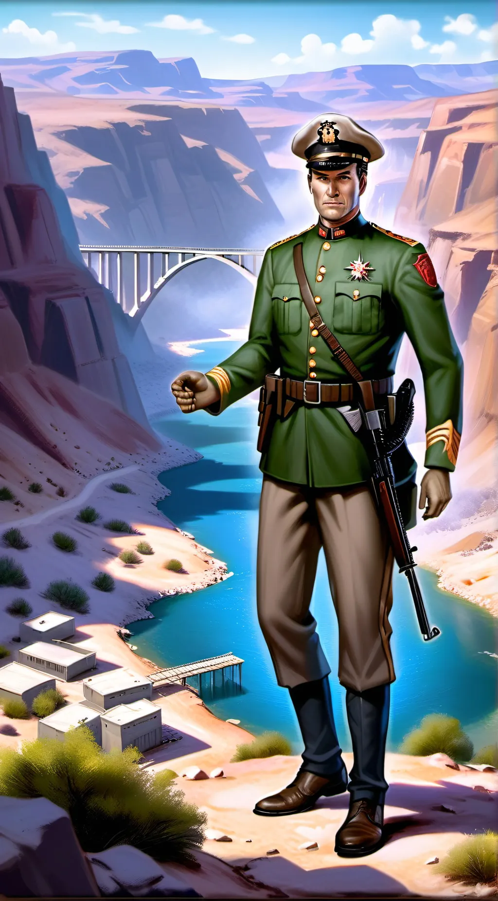 ai character: General Oliver background
