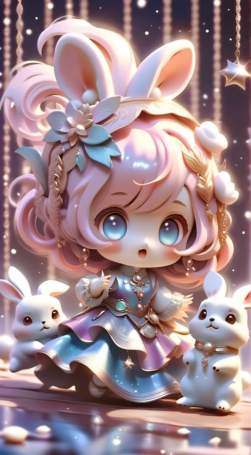 ai character: the bunny friend background