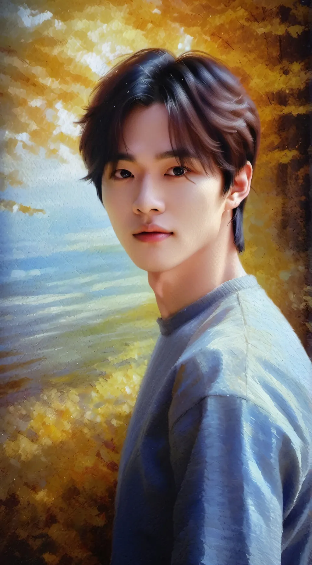 ai character: Seon gyeol background