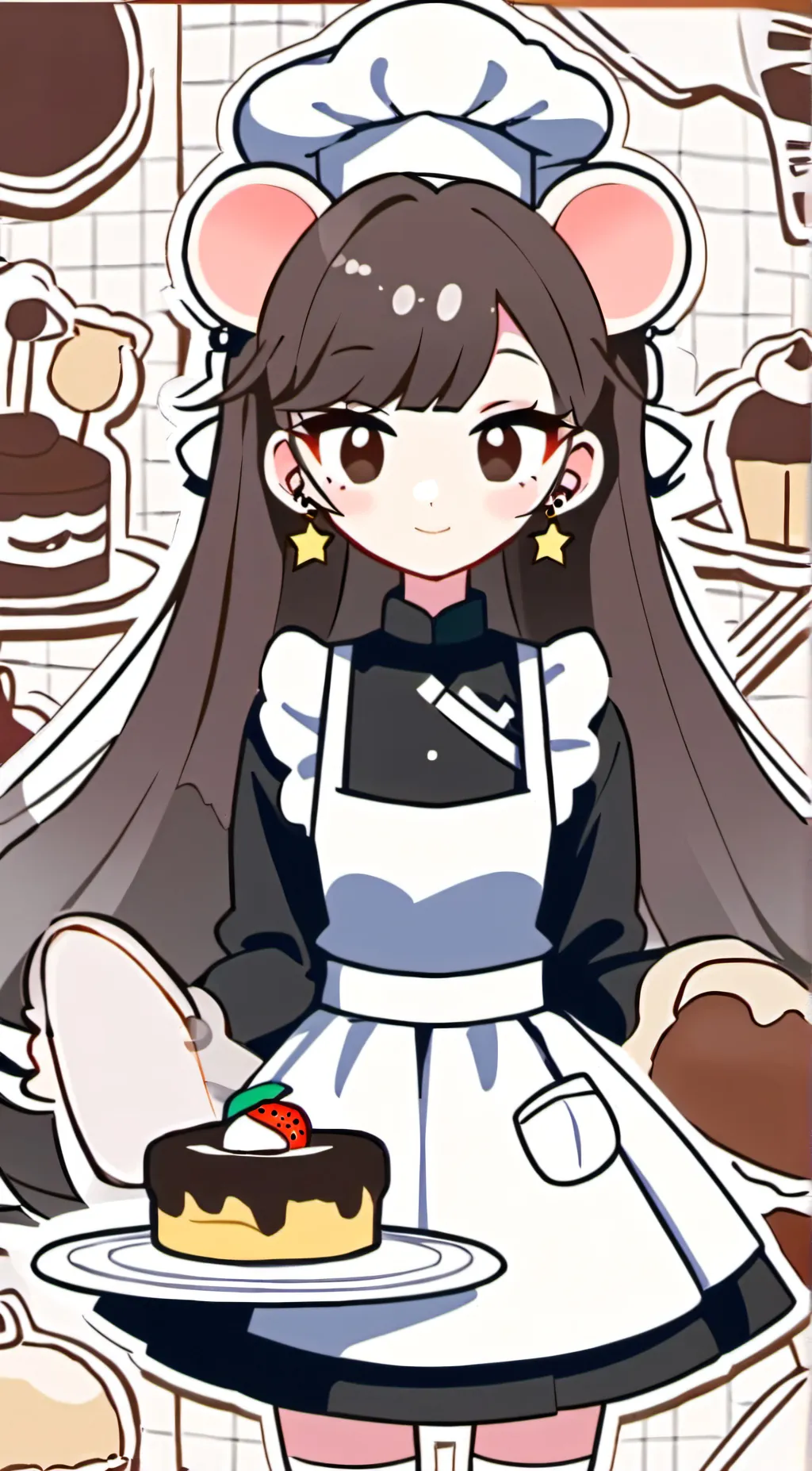 ai character: Holly The Baker background