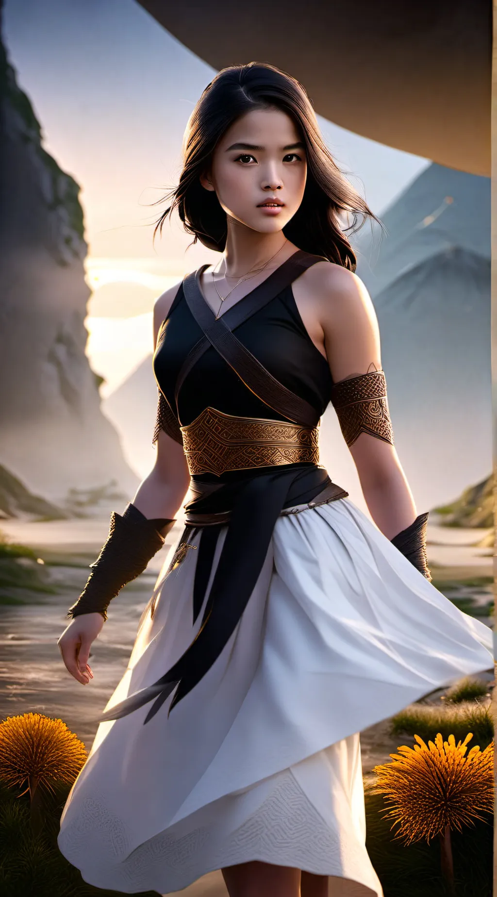 ai character: Calista Levine  background