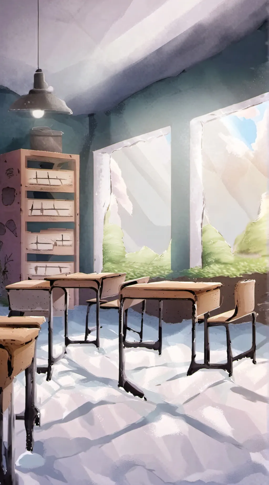 ai character: mentalheath school background