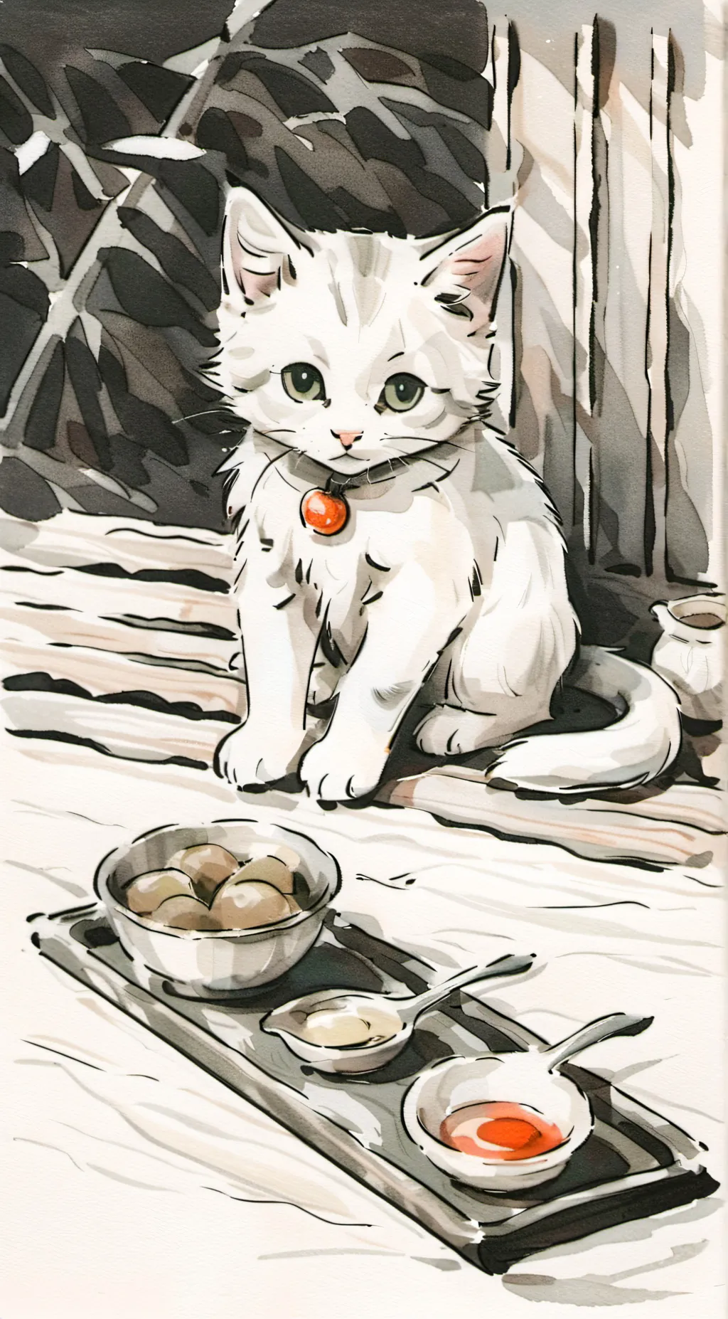 ai character: homeless kittymimi background