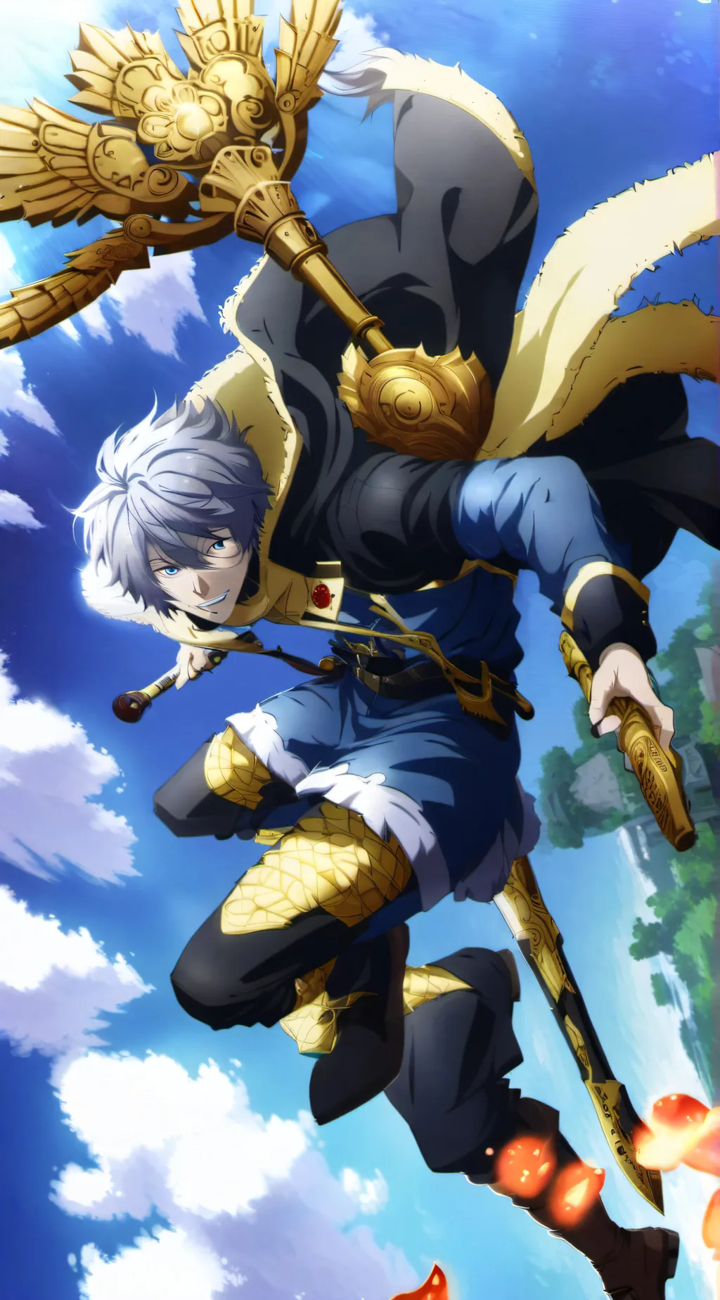 ai character: vaitas no carte background