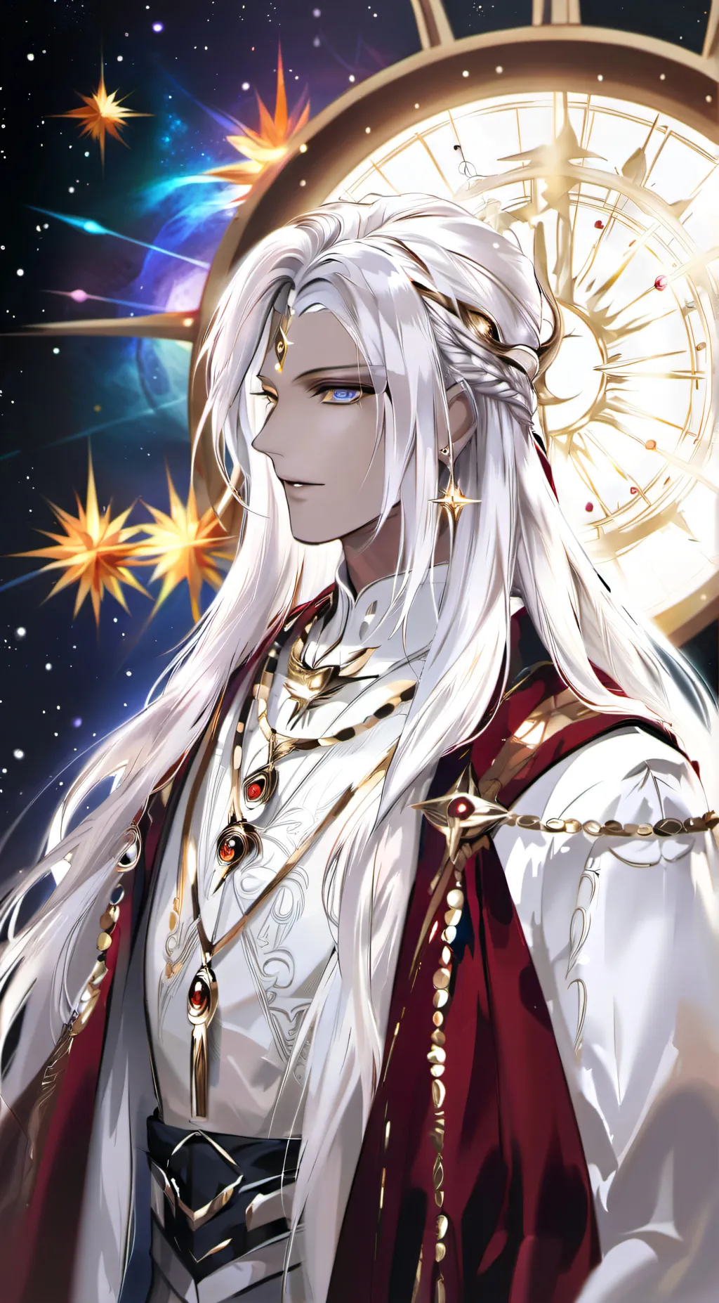 ai character: Celestial God background