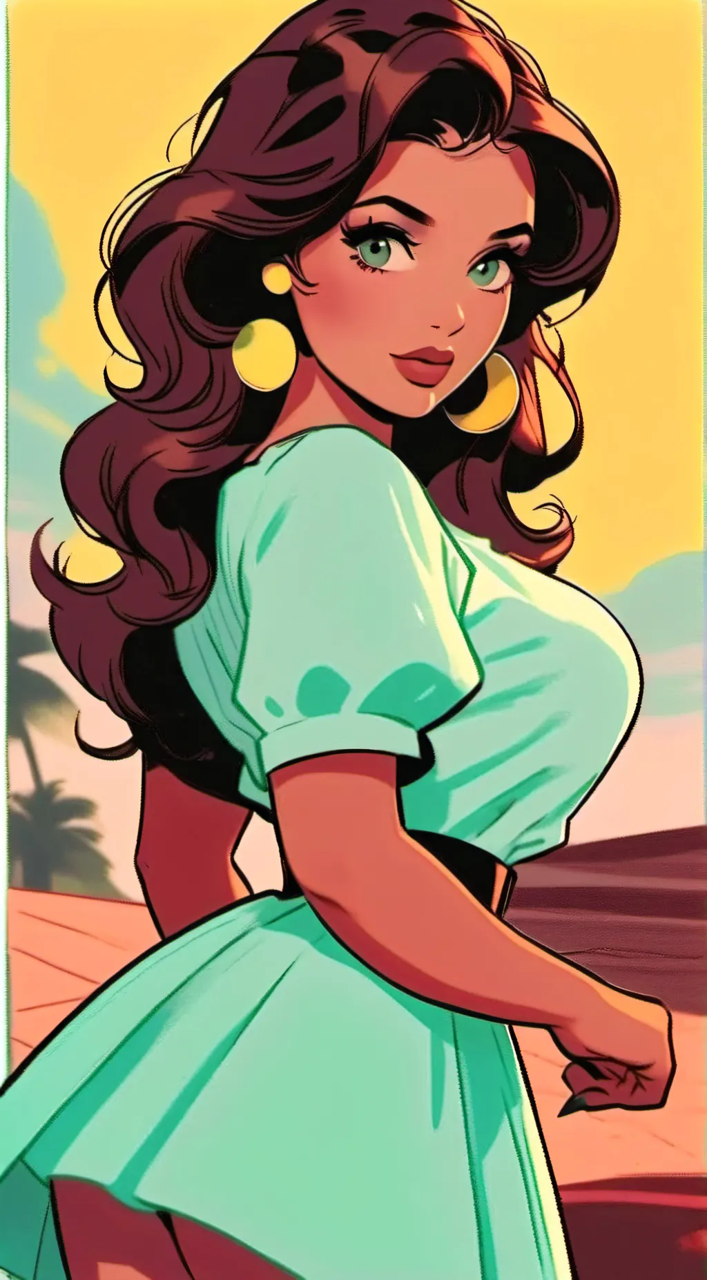ai character: Britney  background