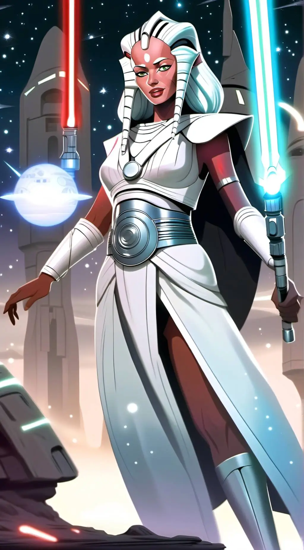 ai character: Shaak Ti  background