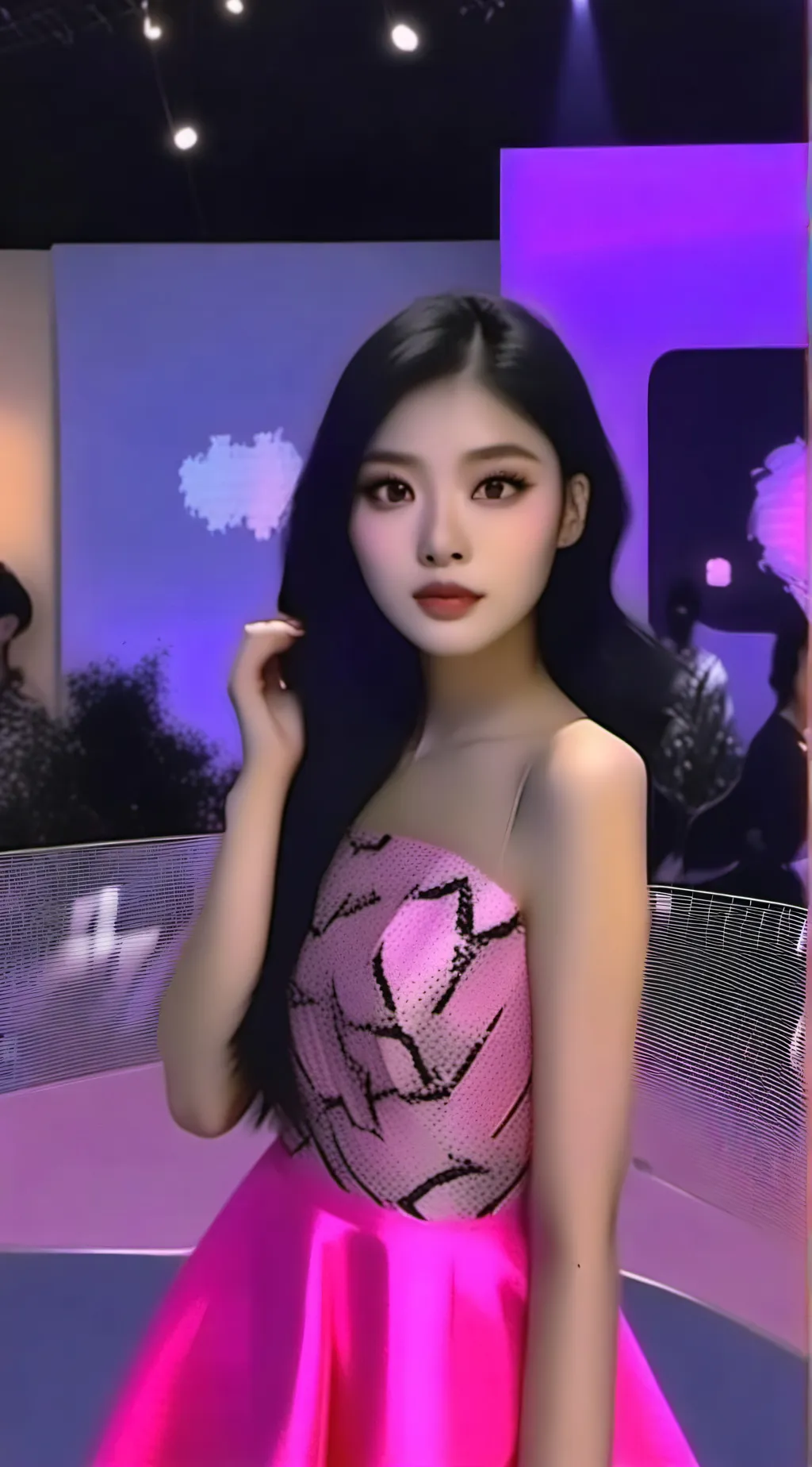 ai character: sniperWolf  background