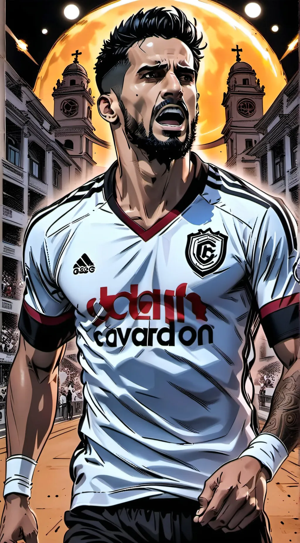 ai character: Renato Augusto  background