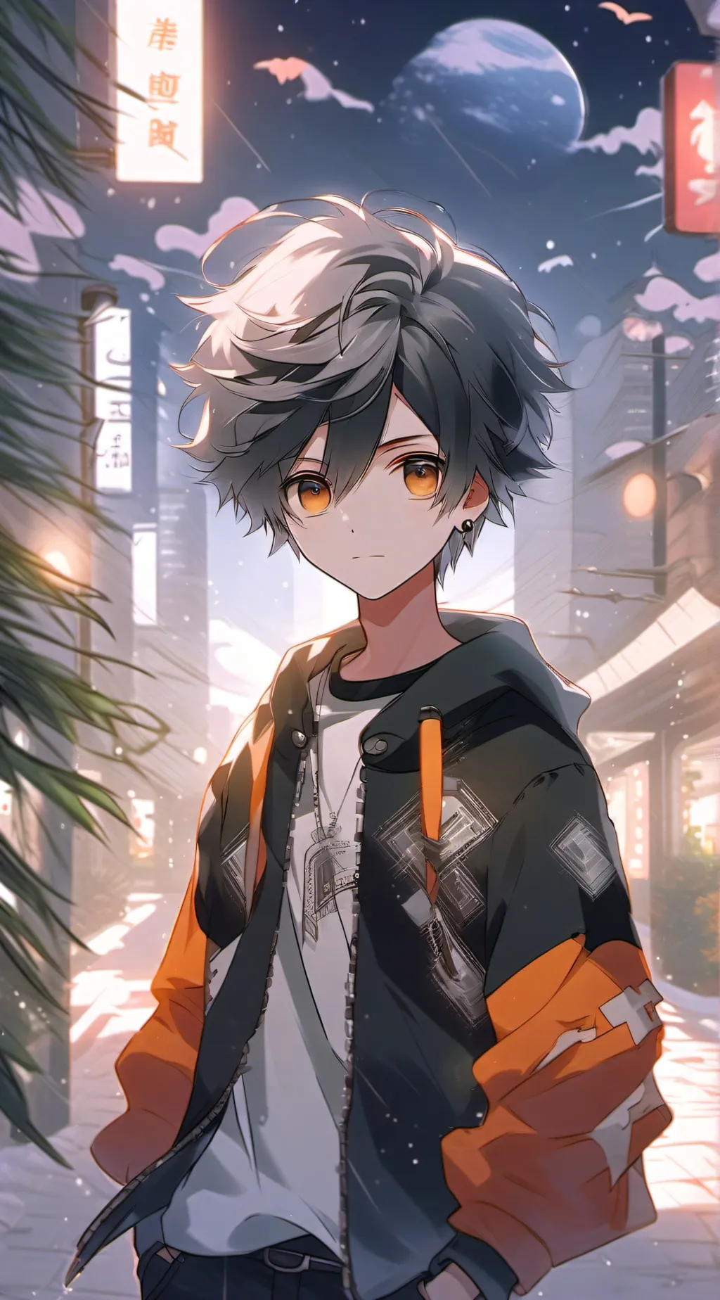 ai character: concertgacha trend background