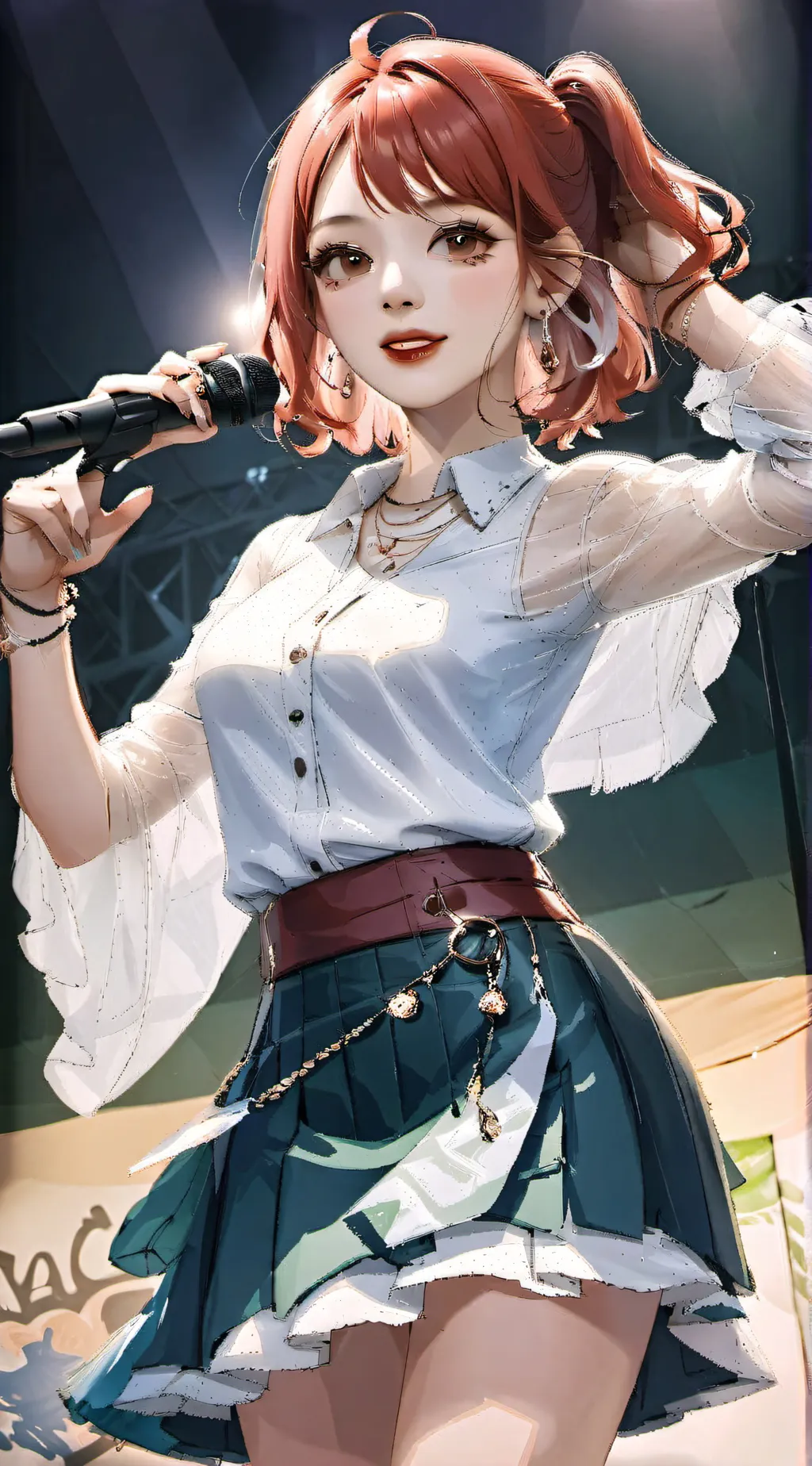 ai character: Melanie  a singer  background