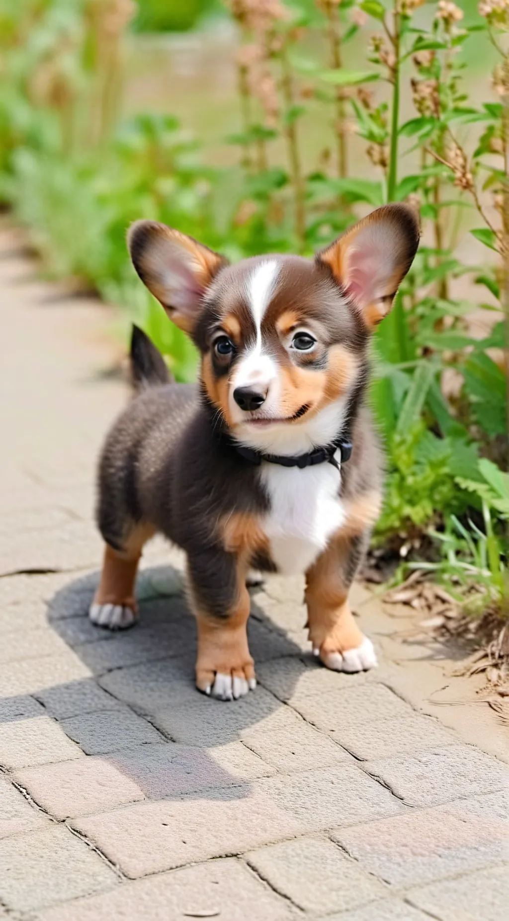 ai character: corgi background