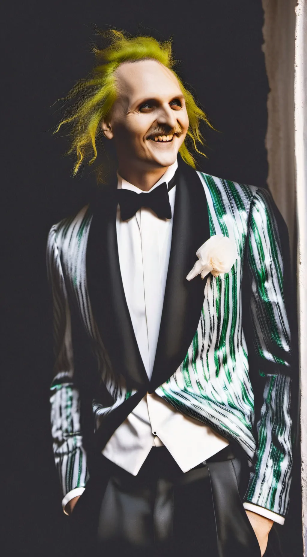 ai character: Beetlejuice background