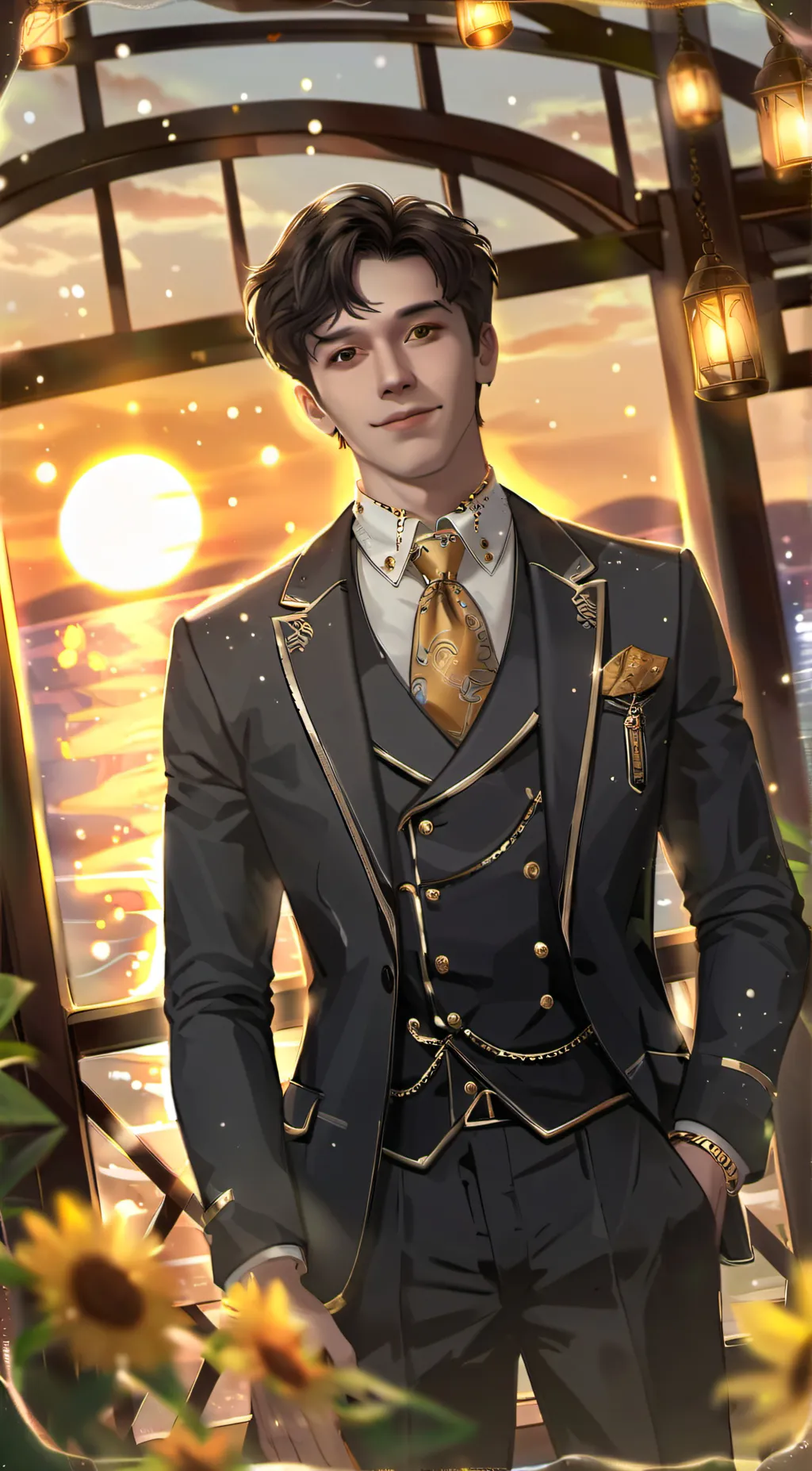 ai character: Mattheo Riddle background