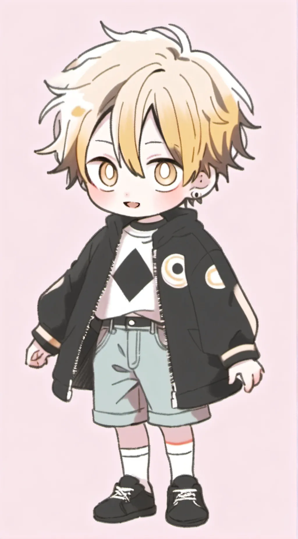 ai character: Baby denki background