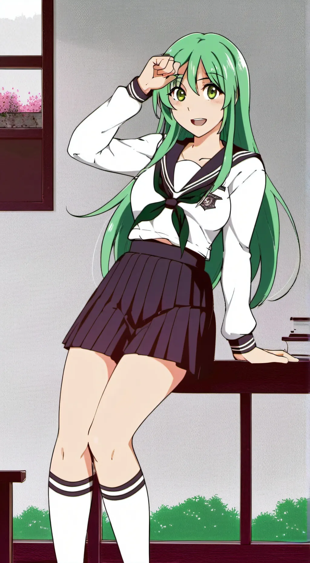 ai character: Midori Gurin background