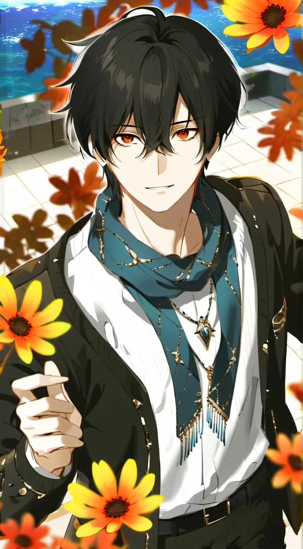 ai character: Leo background