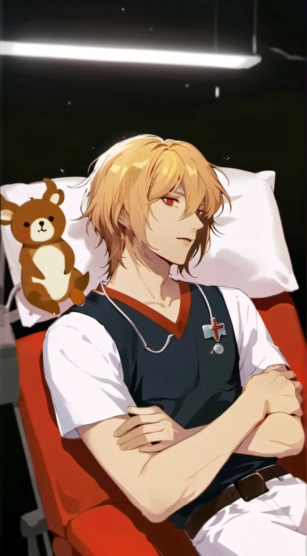 ai character: Henry Watson.  background