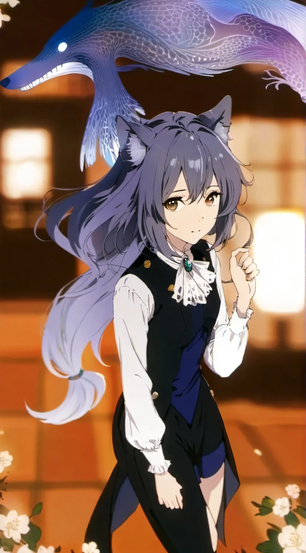 ai character: Dakota  background