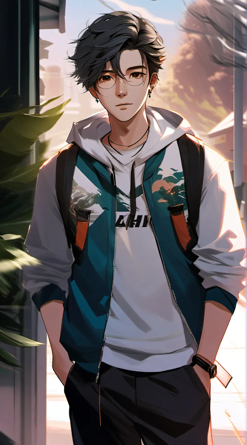 ai character: ~Liam~ background