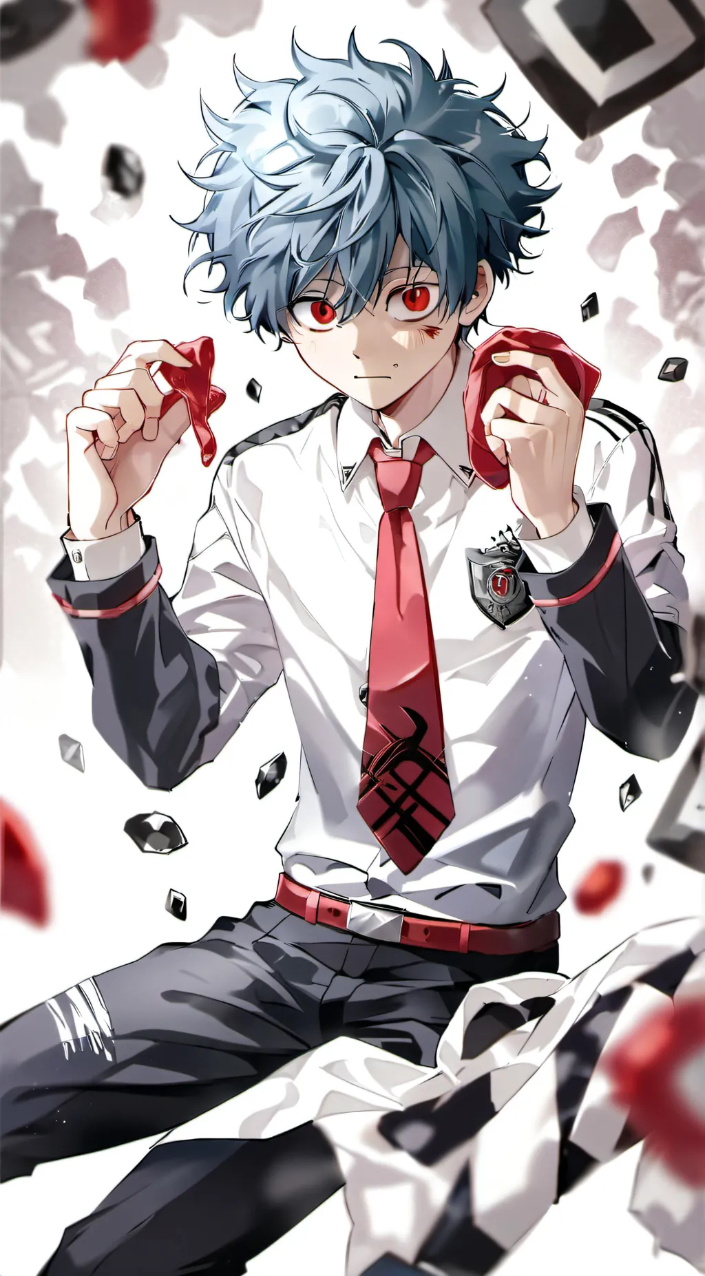 ai character: Mha panic attack background