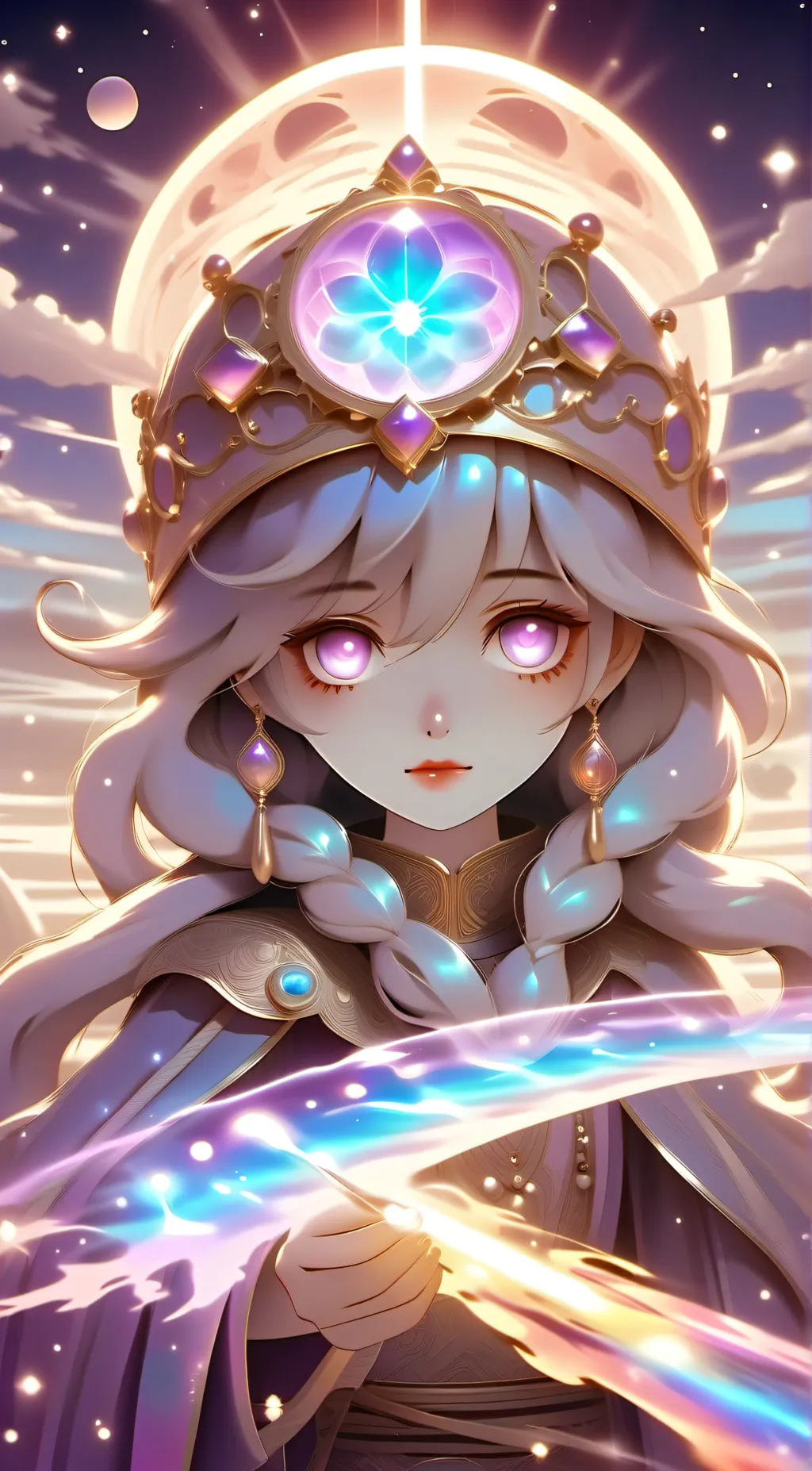 ai character: Dot background