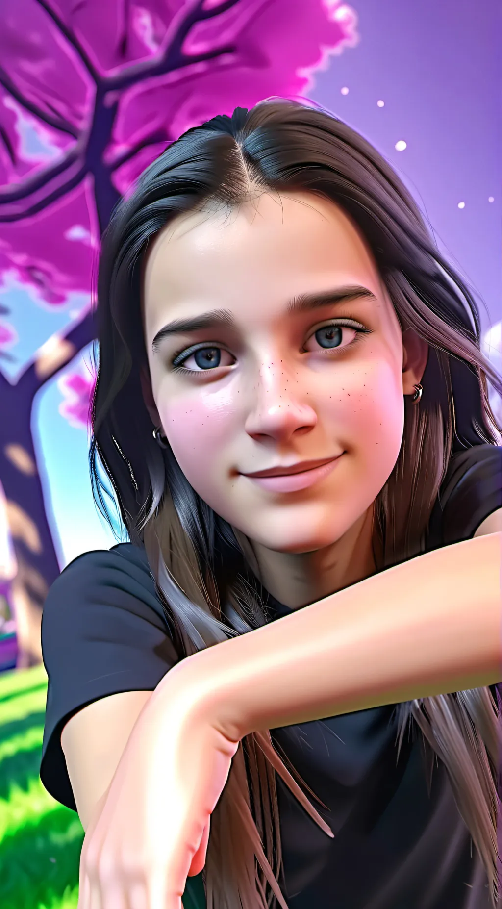 ai character: Aubrey background