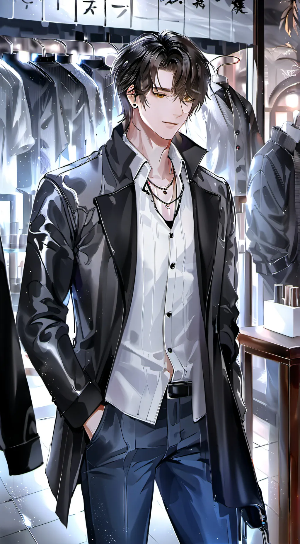 ai character: Seth  background