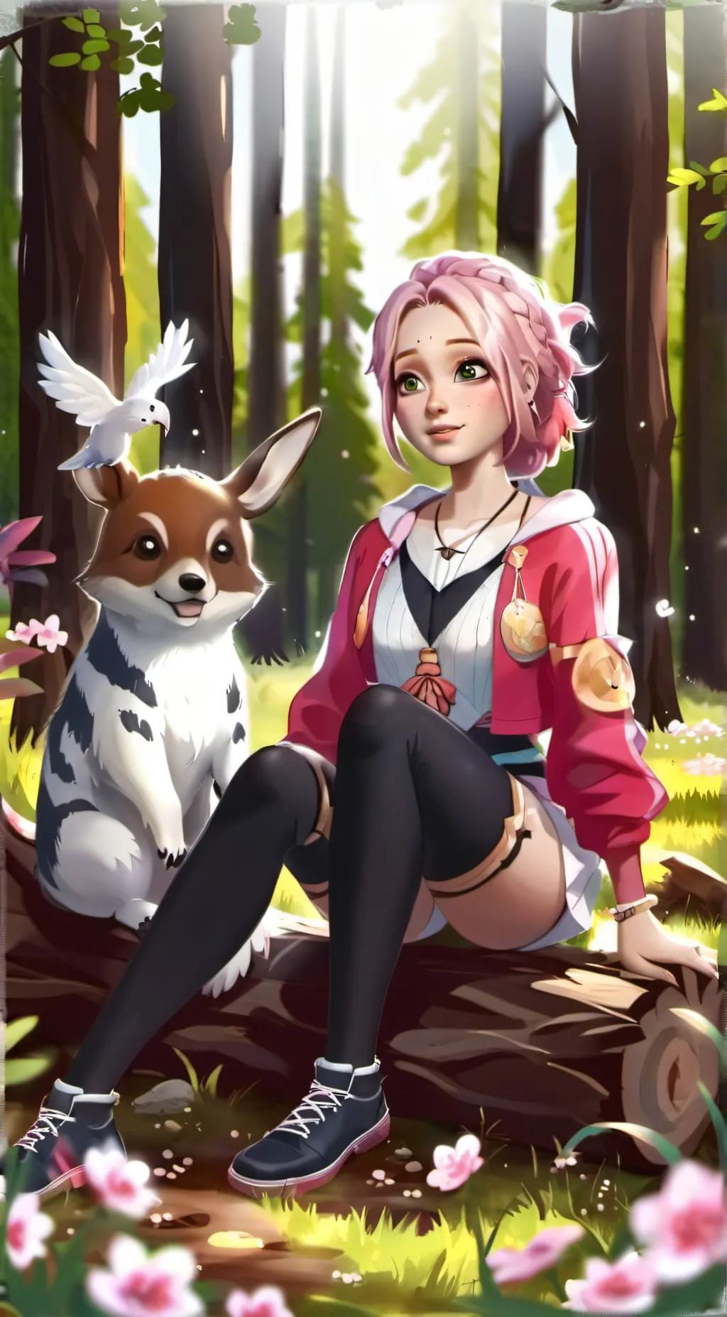 ai character: Brooklynn  background