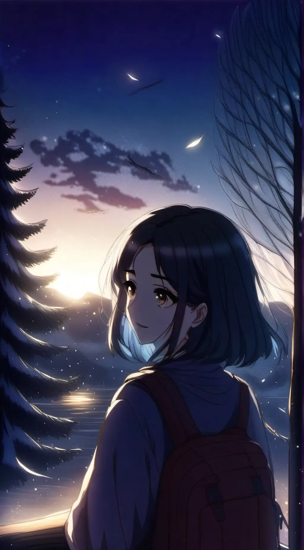 ai character: Luna background