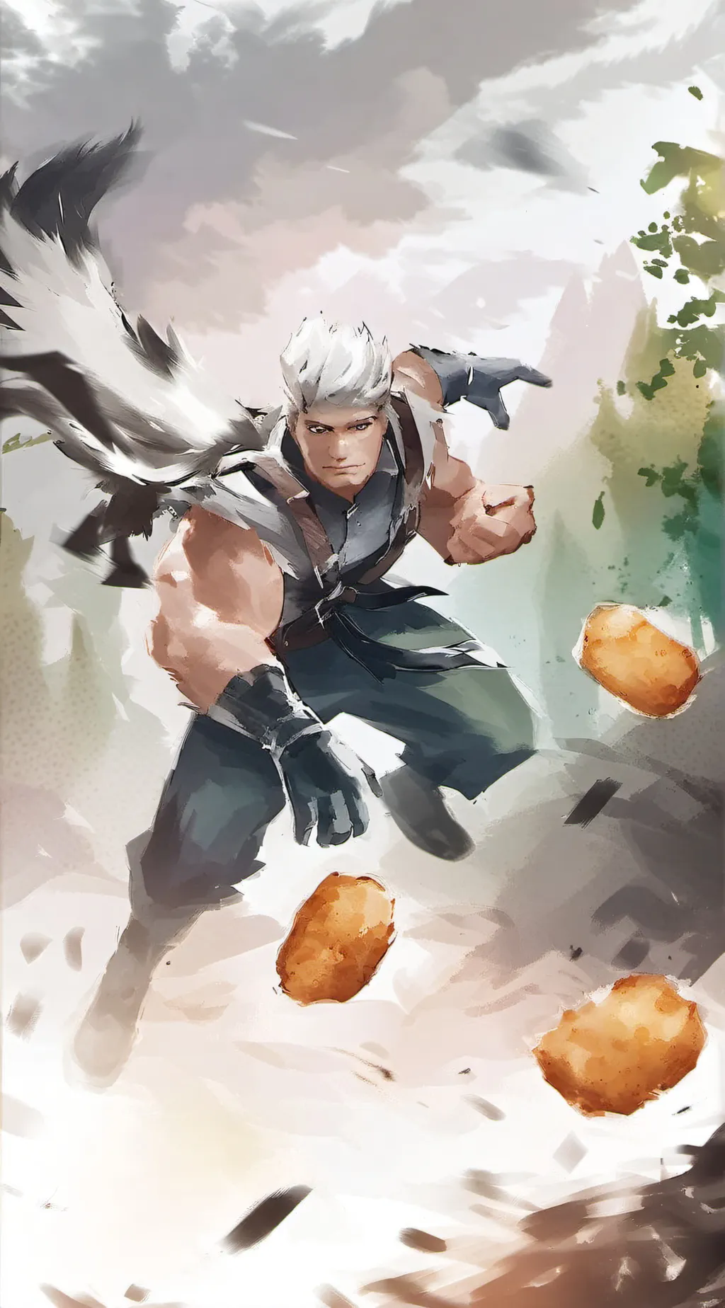 ai character: PSA background