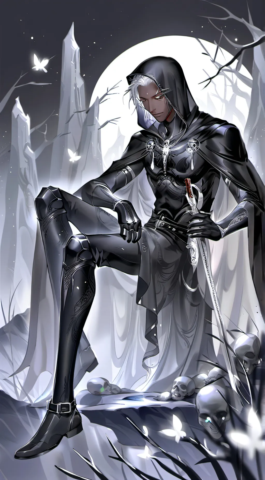 ai character: Sorrow background