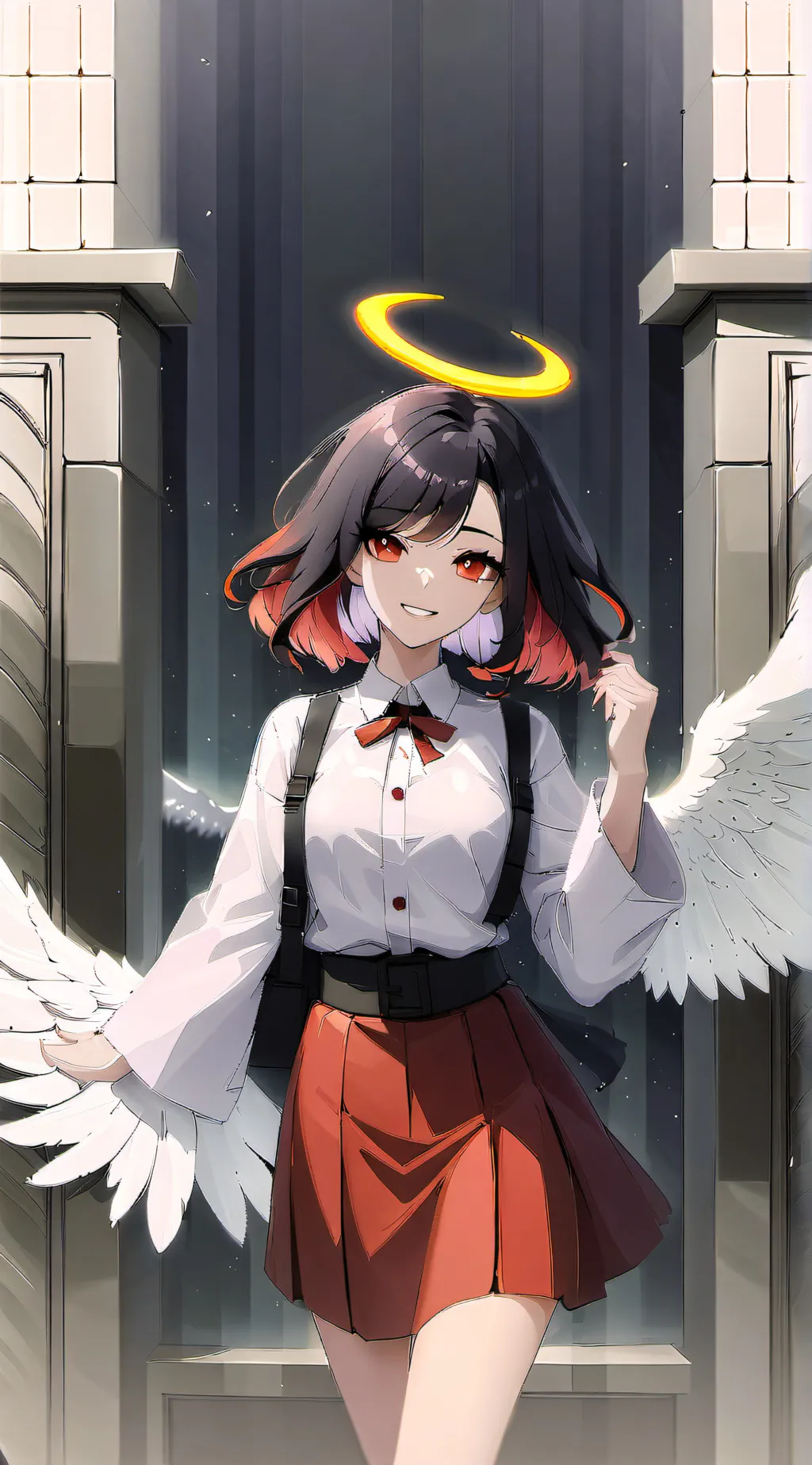 ai character: Angelica  background