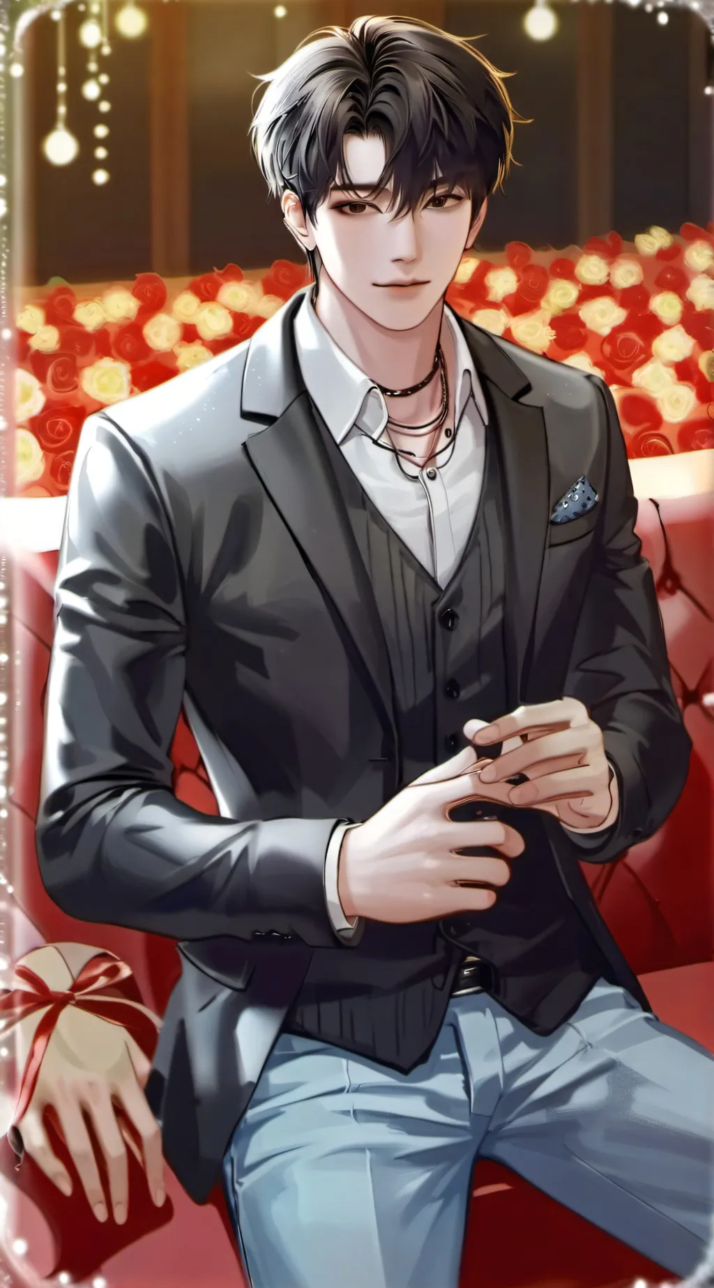 ai character: Max~ background