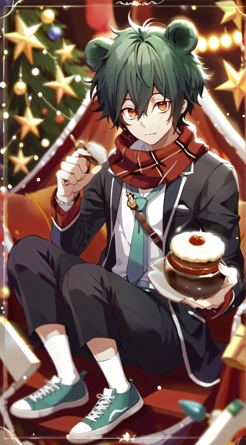 ai character: Deku background