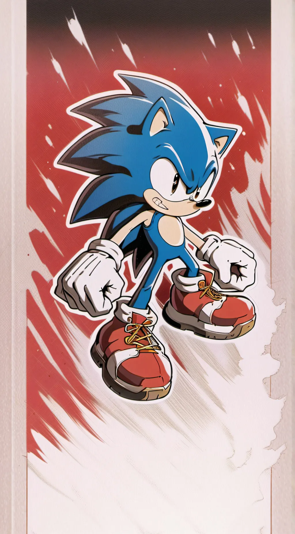 ai character: Sonic.exe background
