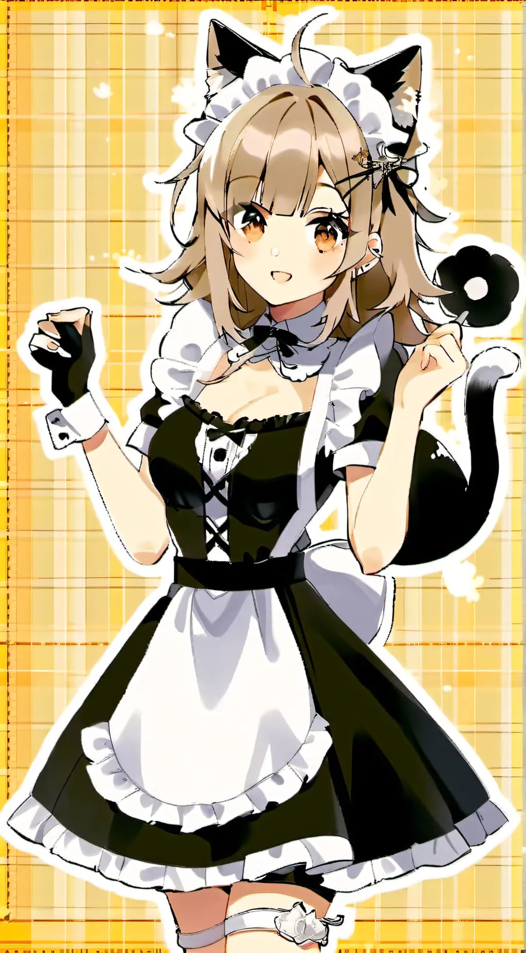ai character: Maid  background