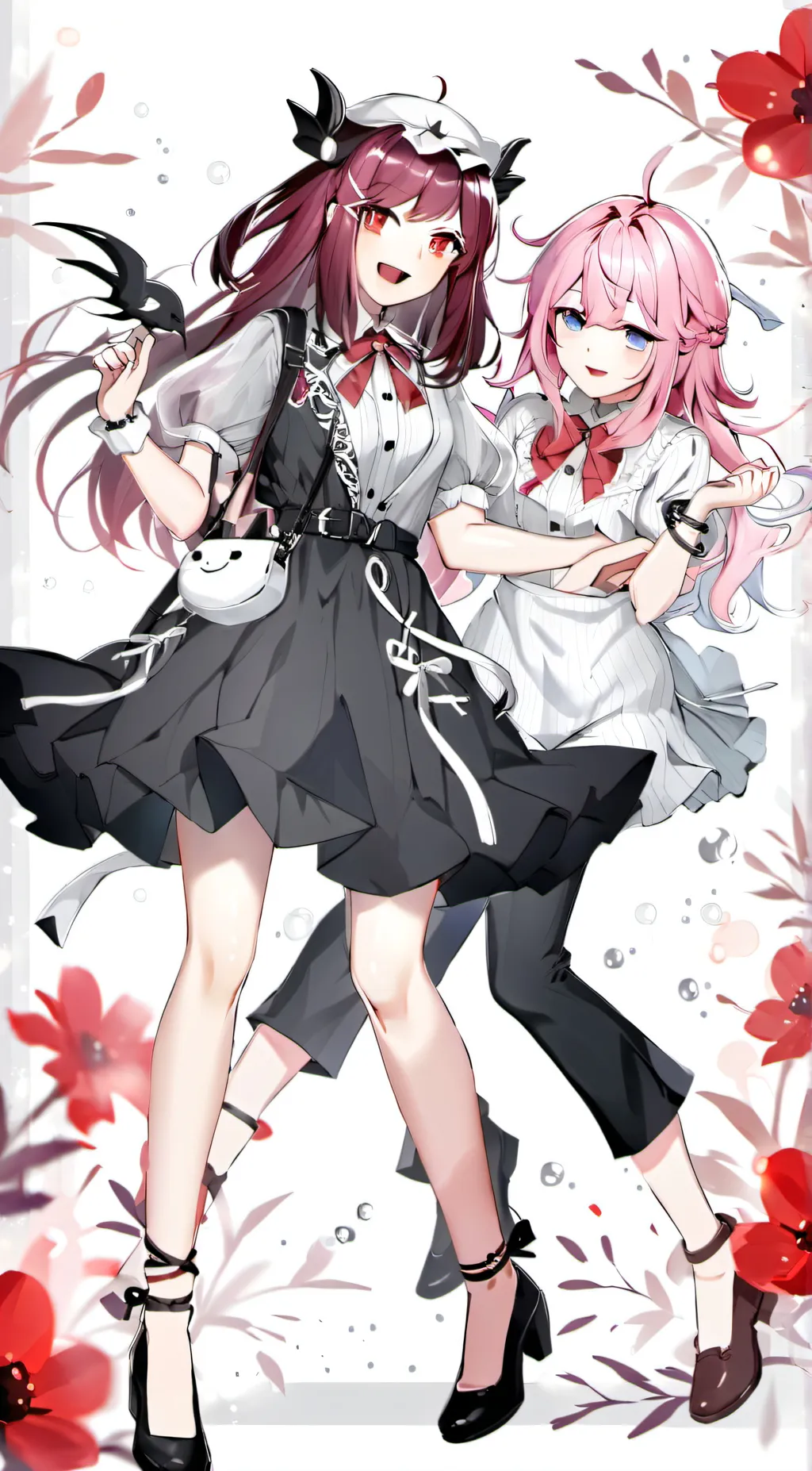 ai character: left or right  background