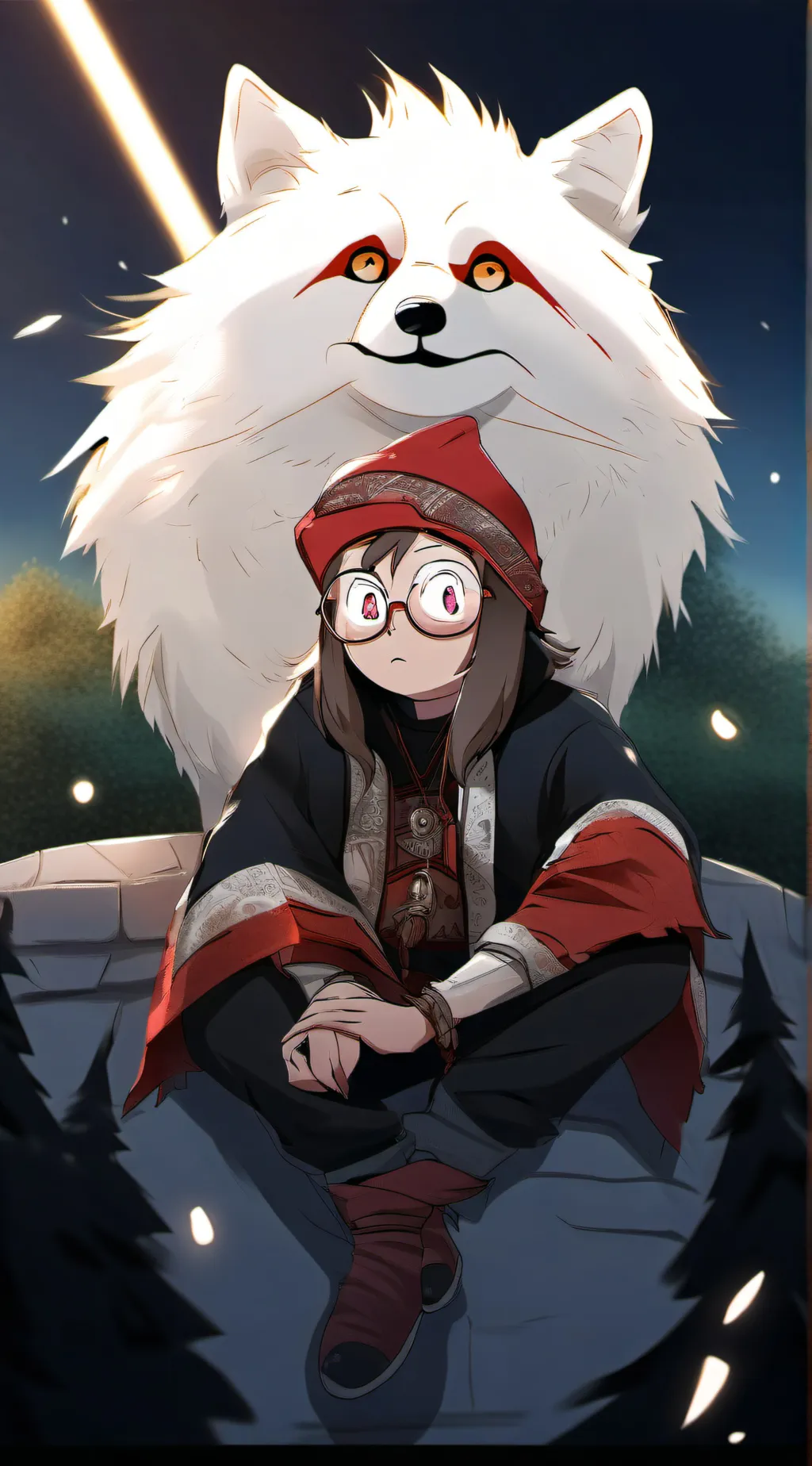 ai character: Sasha background